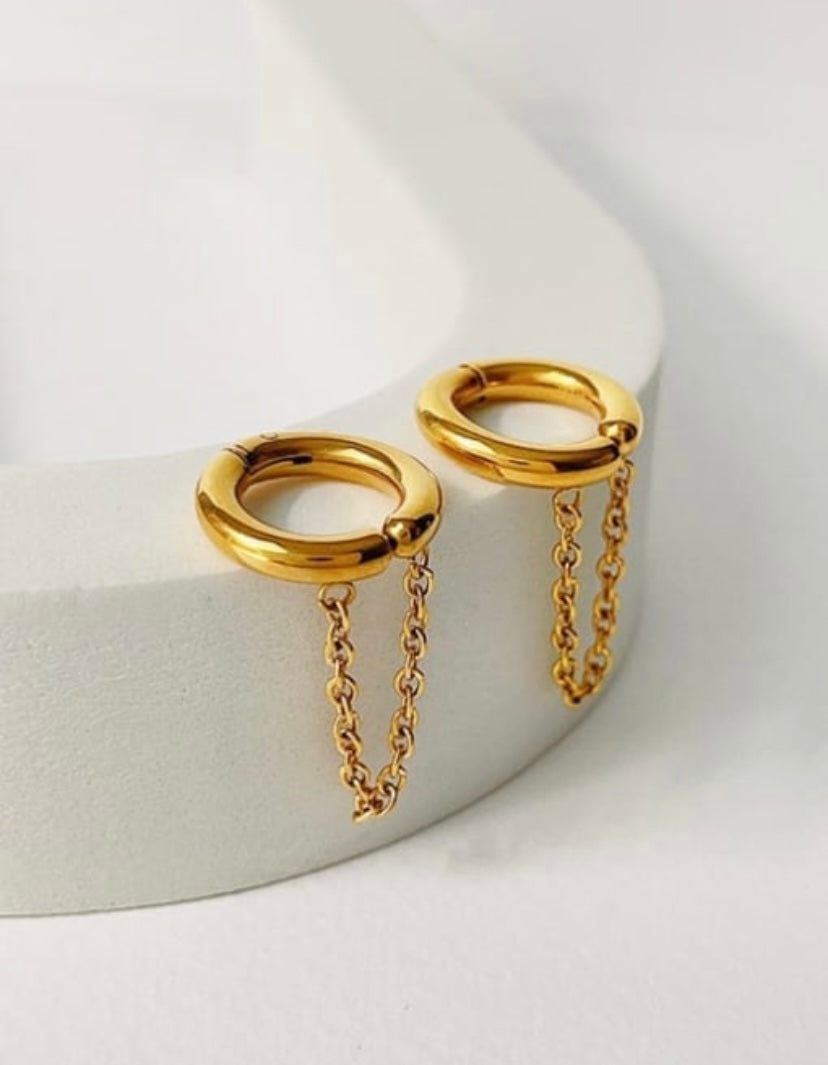 Chain ear cuff earring