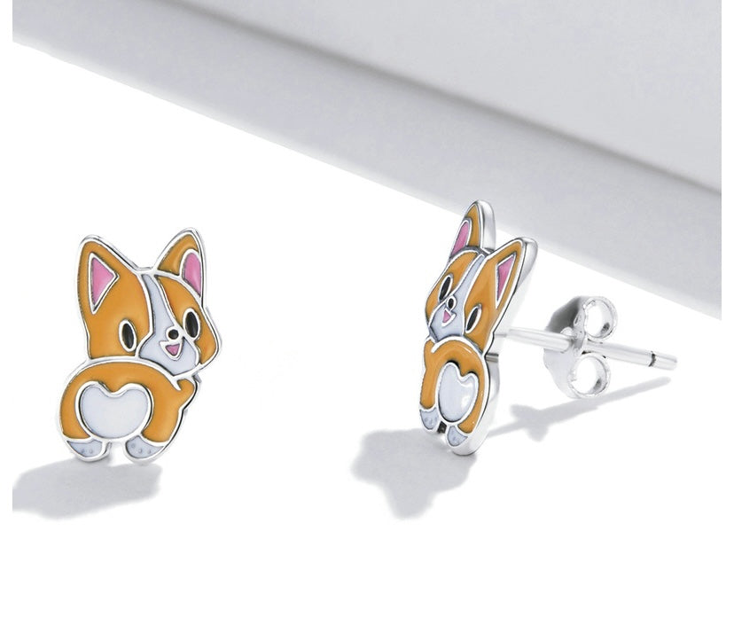 Puppy love earrings