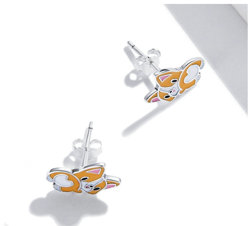 Puppy love earrings